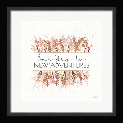 Framed Desert Blooms II Print