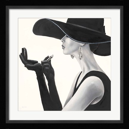 Framed Haute Chapeau II Print