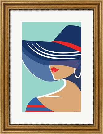 Framed Beach Chic II Print