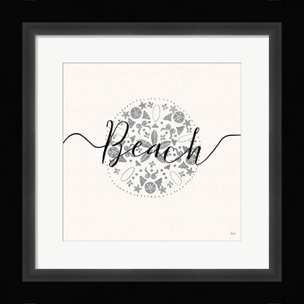 Framed Sea Charms II Silver Print