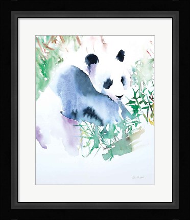 Framed Panda Print