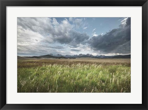Framed Sawtooth Mountains Idaho Print