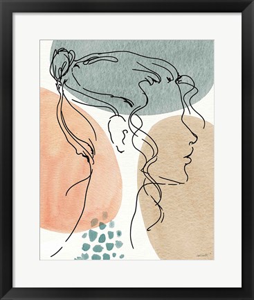 Framed Soft Figures VI Print
