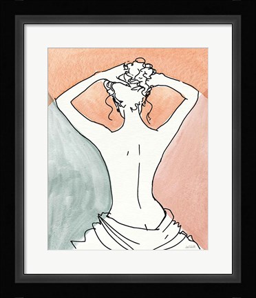 Framed Soft Figures V Print