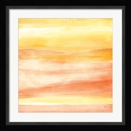 Framed Golden Sands II Print