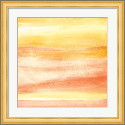 Framed Golden Sands II Print