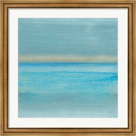 Framed Coastal Abstraction VI Print