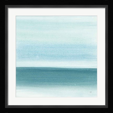 Framed Coastal Abstraction I Print