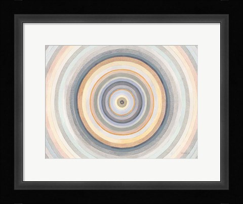 Framed Peaceful Center Print