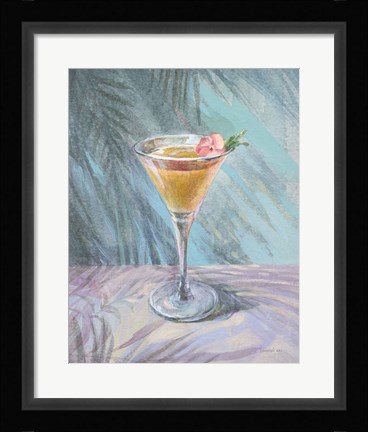 Framed Happy Hour I Print