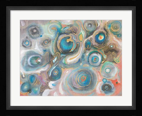 Framed Abstract Stones Print