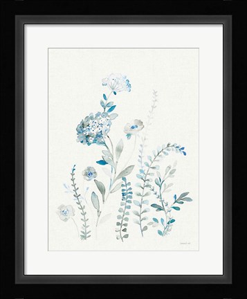 Framed Malmo Garden III Linen Print