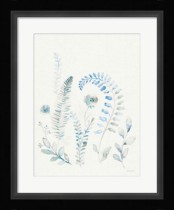 Framed Malmo Garden II Linen Print