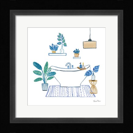 Framed Relax II Tan Print