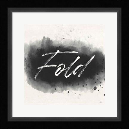 Framed Laundry Splash III Print