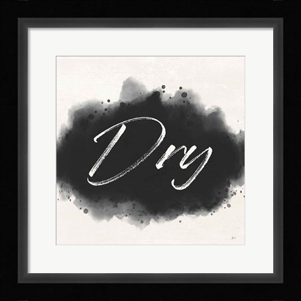 Framed Laundry Splash II Print