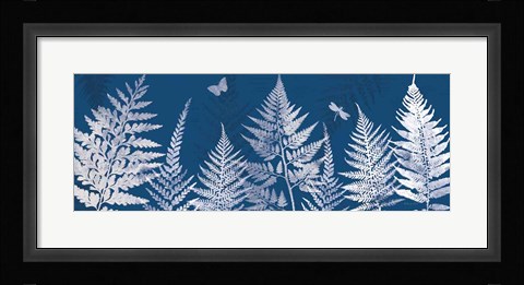 Framed True Blue I Panel Print