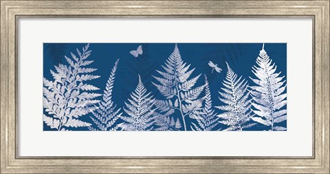 Framed True Blue I Panel Print
