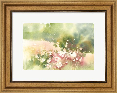 Framed Floral Field Print