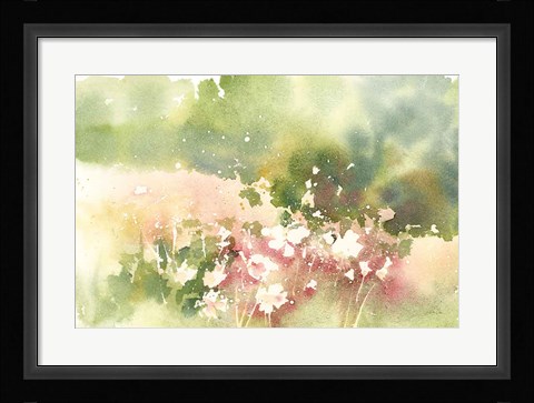 Framed Floral Field Print
