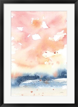 Framed Sunrise Seascape II Print
