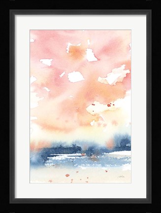 Framed Sunrise Seascape II Print