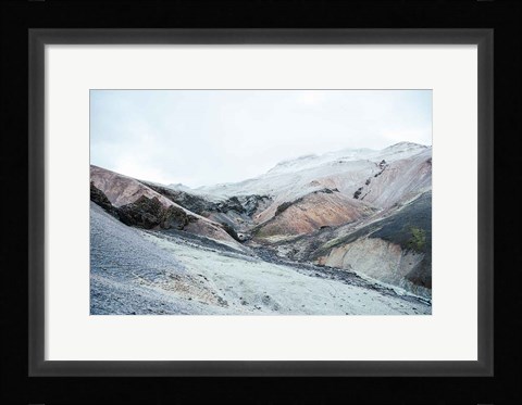 Framed Iceland Hills I Print