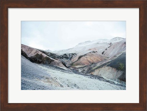 Framed Iceland Hills I Print