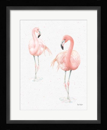 Framed Gracefully Pink XI Light Reversed Print