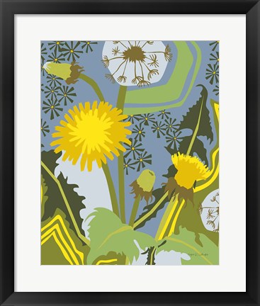 Framed Dandelion Print