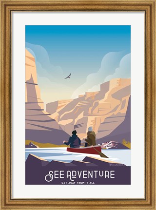Framed See Adventure Print