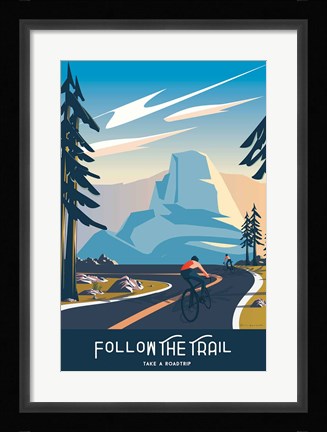 Framed Follow the Trail Print