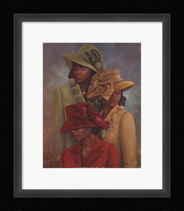 Framed Crowns of Glory: Grace, Mercy &amp; Peace Print