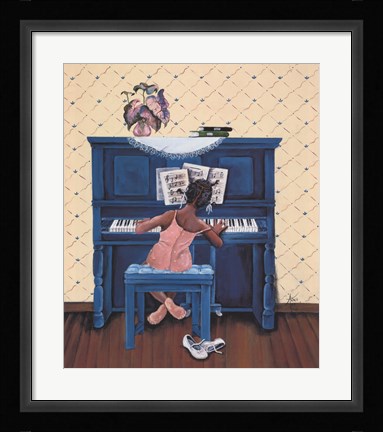 Framed Rhapsody in A Minor Print