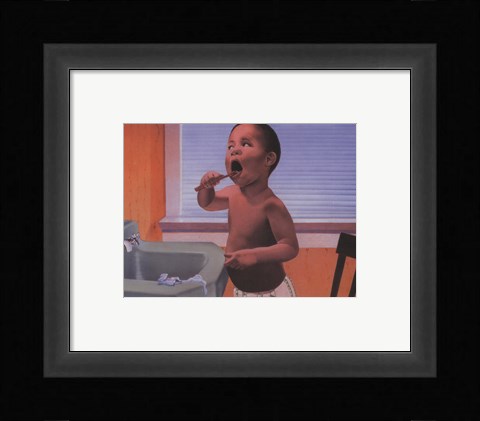Framed Brushin' Up Print