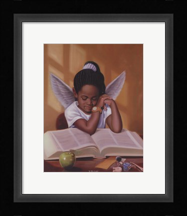 Framed In His Light (Girl) Print