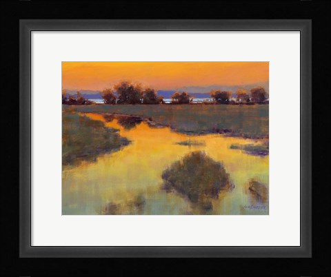 Framed When the Sun Paints the Sky Print