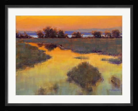 Framed When the Sun Paints the Sky Print