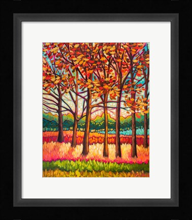 Framed Coral Forest Print