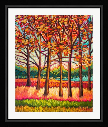 Framed Coral Forest Print