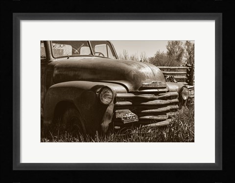 Framed Farm Truck Print