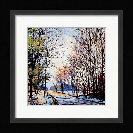 Framed Busy Road Print