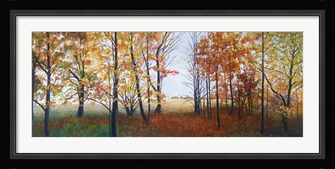 Framed Autumn Walk Print