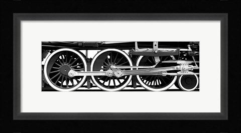 Framed Hudson Base Wheels Print