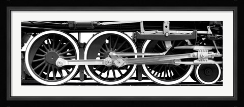 Framed Hudson Base Wheels Print