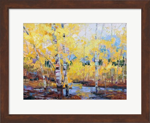 Framed Amarillo Autumn Print