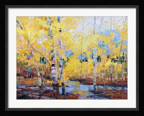 Framed Amarillo Autumn Print