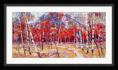Framed Autumn Joy Print