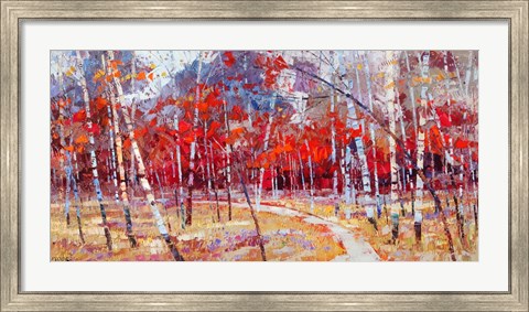 Framed Autumn Joy Print