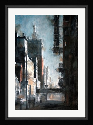 Framed West 23rd Street, Hotel Chelsea Print